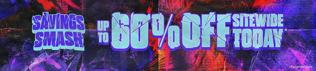 Up To 60% Off Sitewide