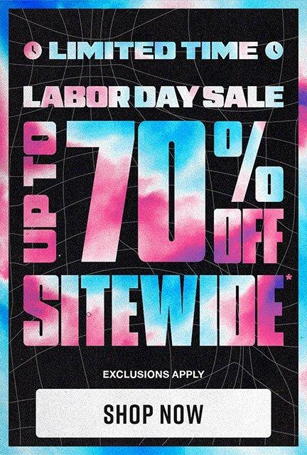 Shop Up To 70% Sitewide