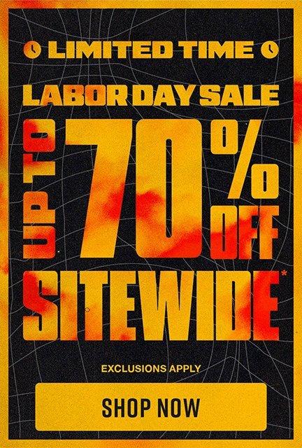 Shop Up To 70% Sitewide
