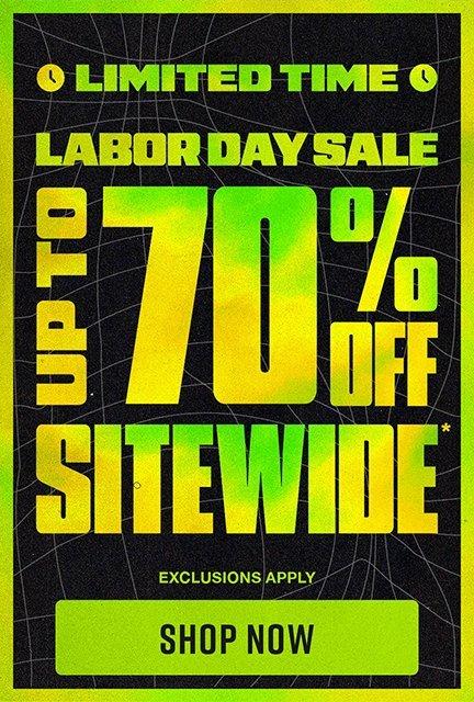 Shop Up To 70% Sitewide