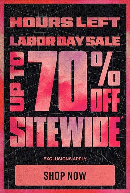 Shop Up To 70% Sitewide