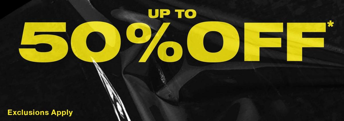 Up to 50% off promo