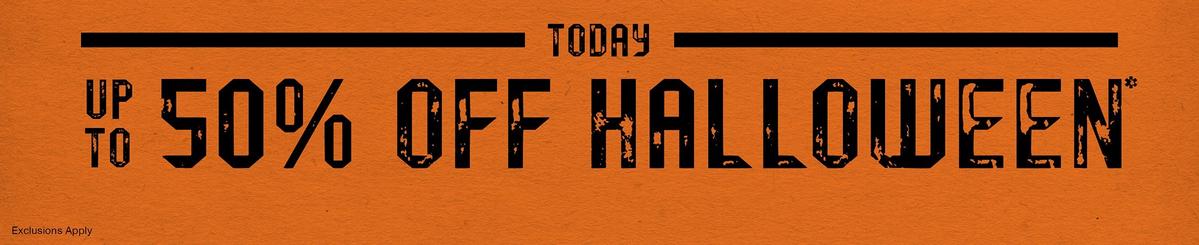 Up To 50% Off Halloween