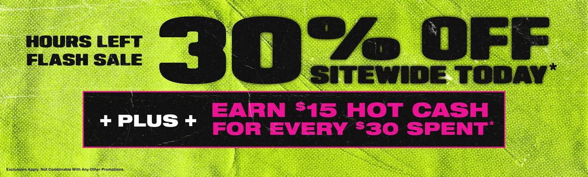 30% Off Sitewide