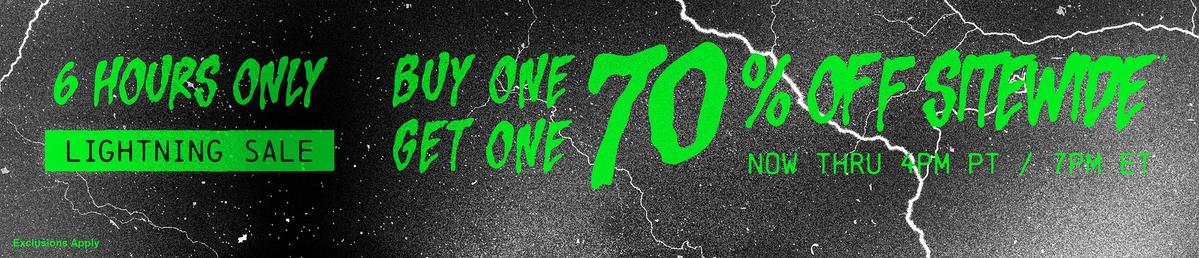 BOGO 70% Off Sitewide