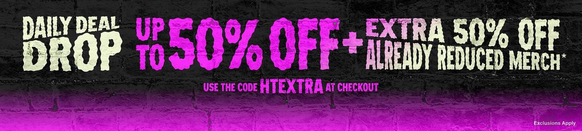Extra 50% Off select styles