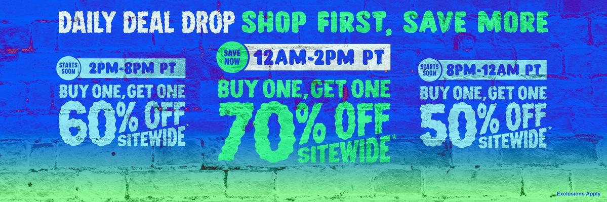 BOGO 70% Off Sitewide