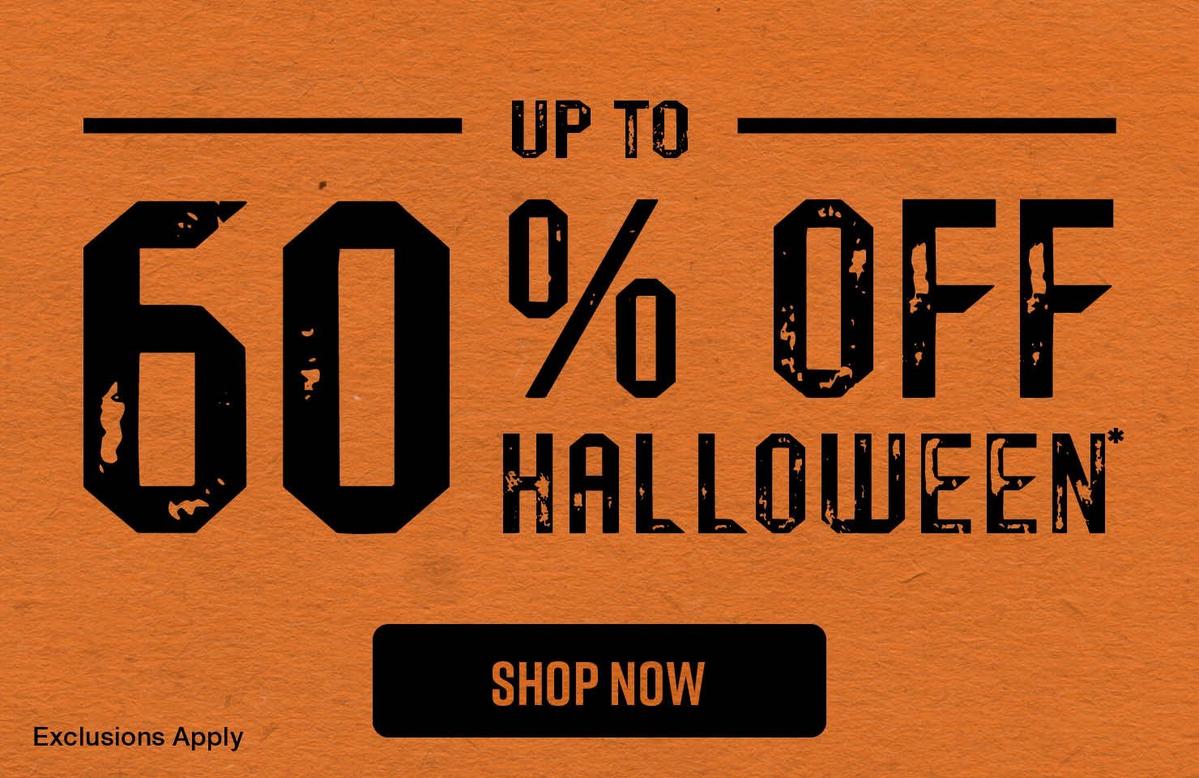 Up To 60% Off Halloween