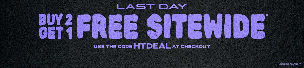 Buy 2, Get 1 Free Sitewide