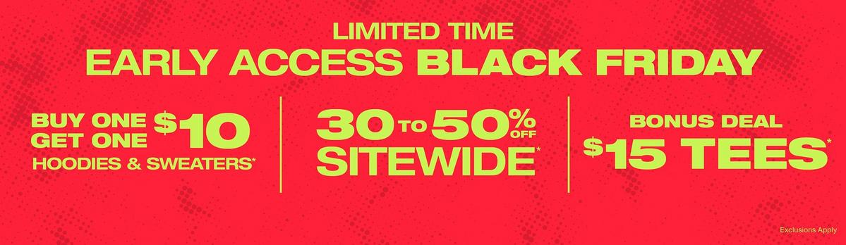 Black Friday Preview sale