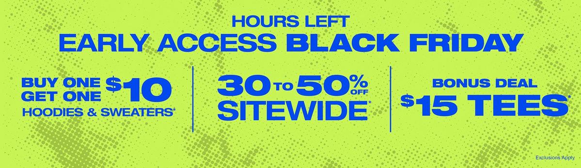 Black Friday Preview sale
