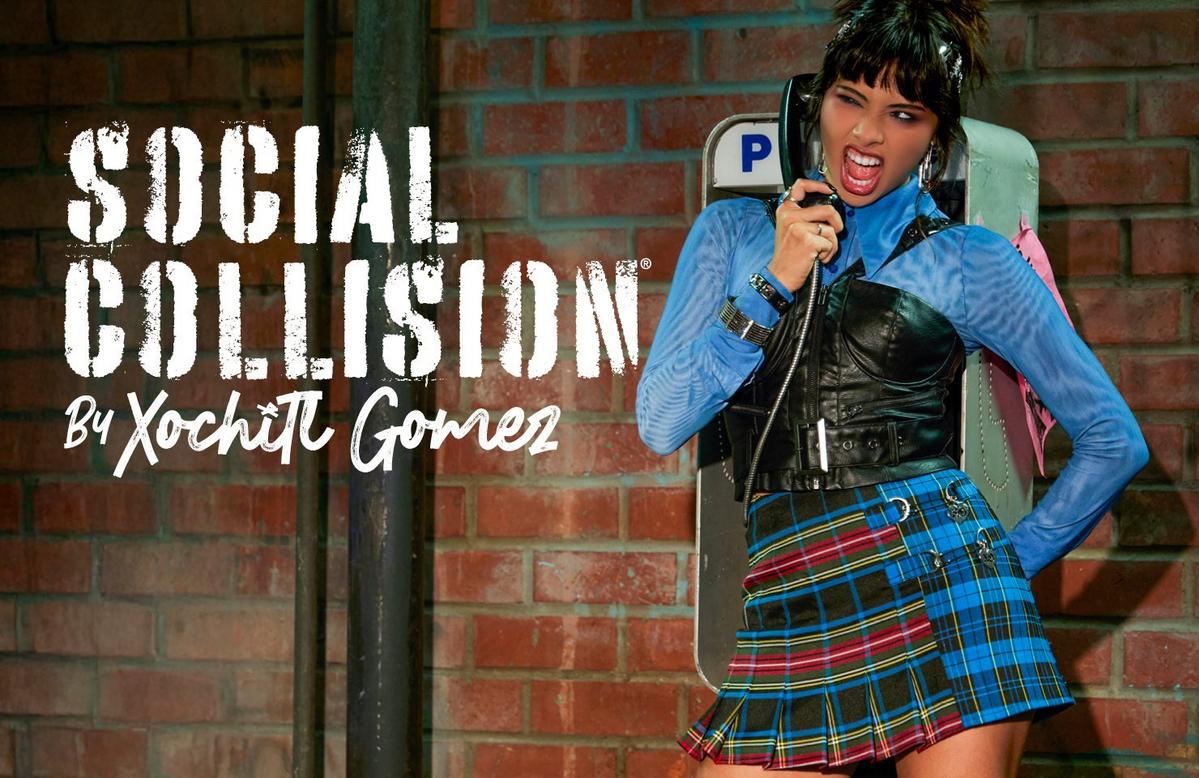 Xochitl Gomez Social Collision styles