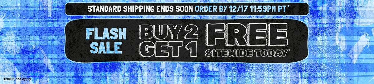 Buy 2, Get 1 Free Sitewide