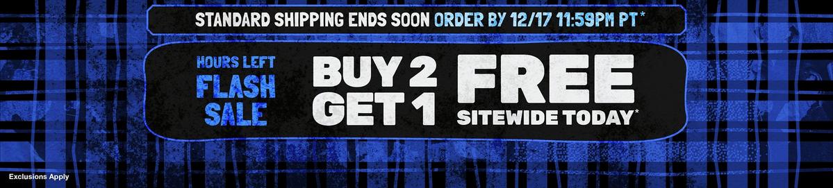 Buy 2, Get 1 Free Sitewide