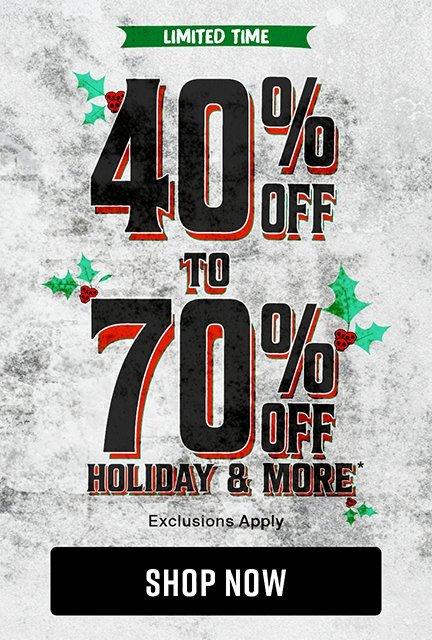 Shop Holiday & More