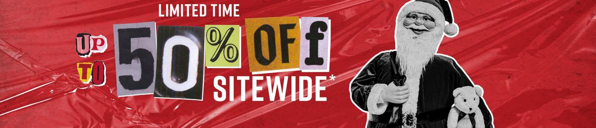 Up To 50% Off Sitewide