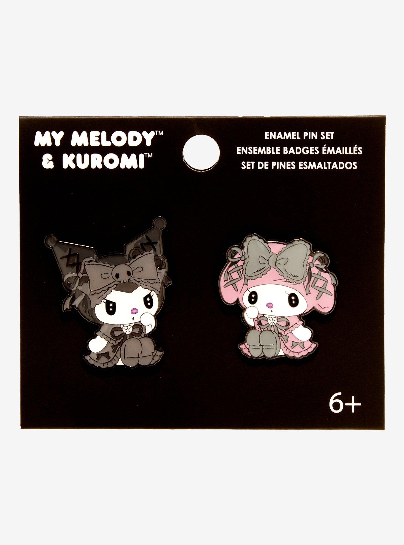 Loungefly My Melody & Kuromi Lolita Enamel Pin Set, , alternate