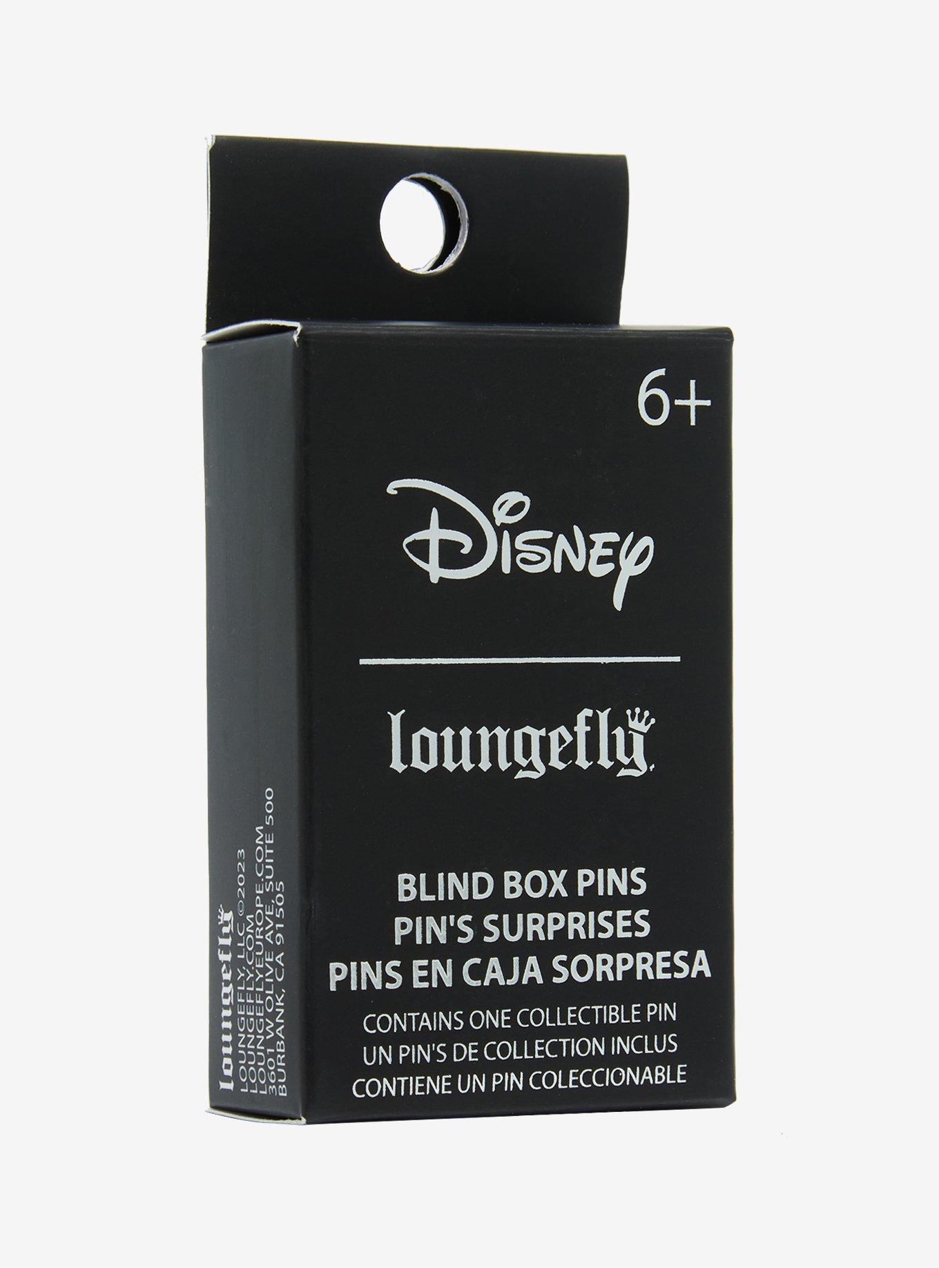 Loungefly Disney Villains Stained Glass Window Blind Box Enamel Pin, , alternate