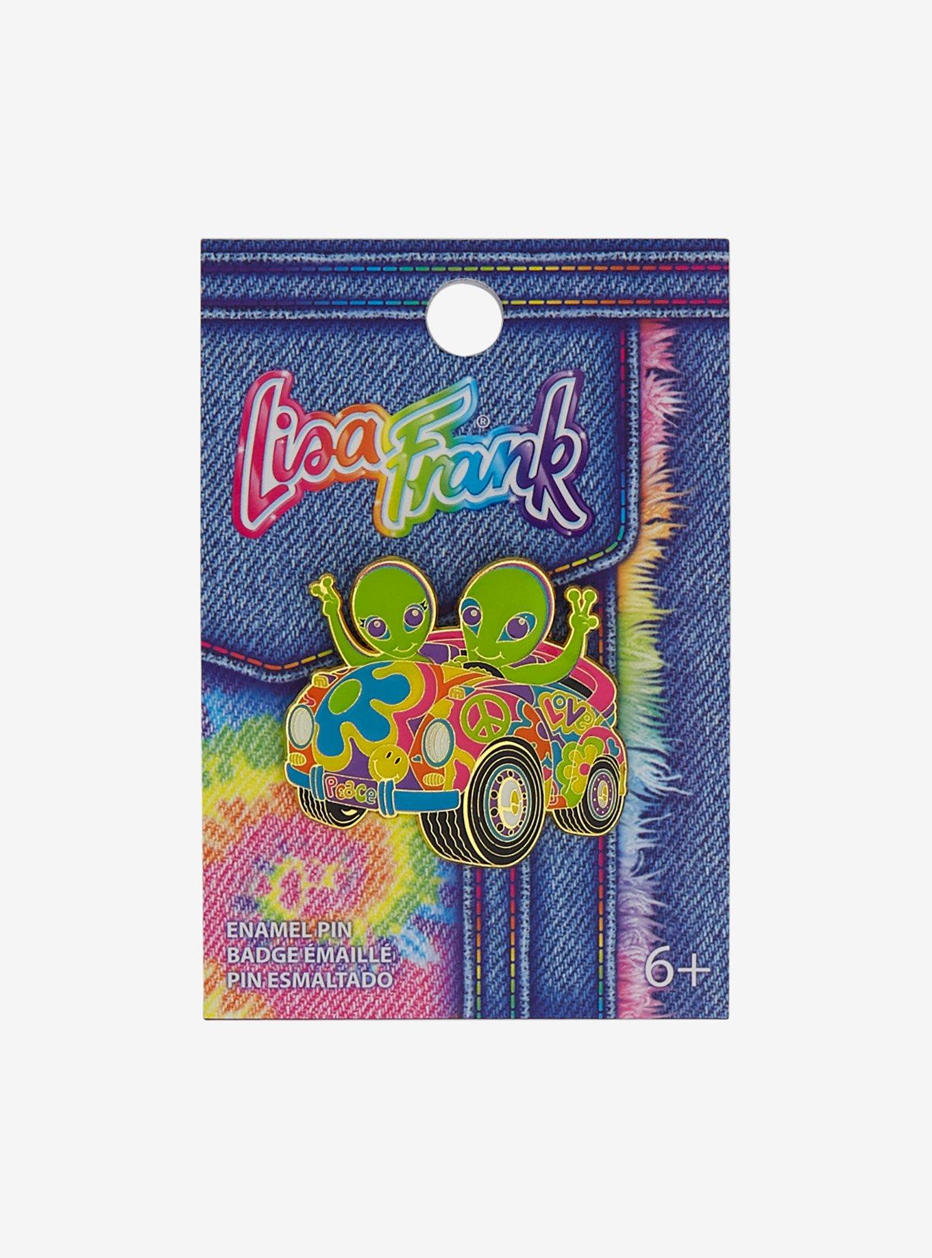 Loungefly Lisa Frank Aliens Car Enamel Pin, , alternate