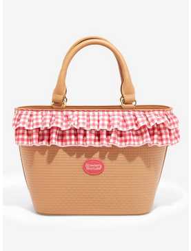 Strawberry Shortcake Gingham Basket Crossbody Bag, , hi-res