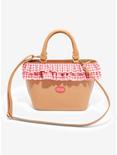 Strawberry Shortcake Gingham Basket Crossbody Bag, , alternate