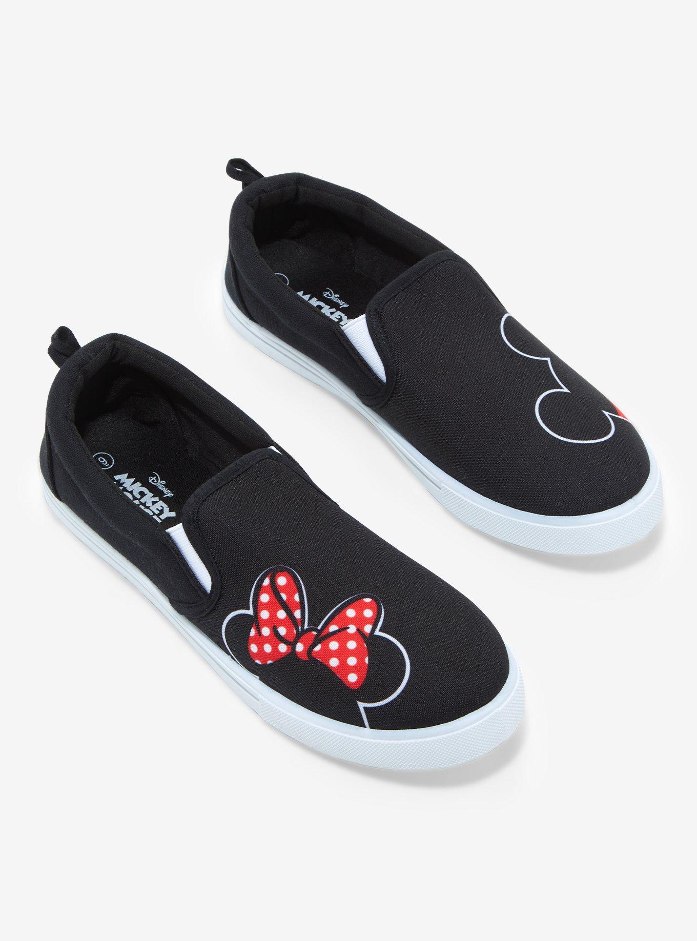 Disney Mickey Mouse & Minnie Mouse Slip-On Sneakers, MULTI, alternate