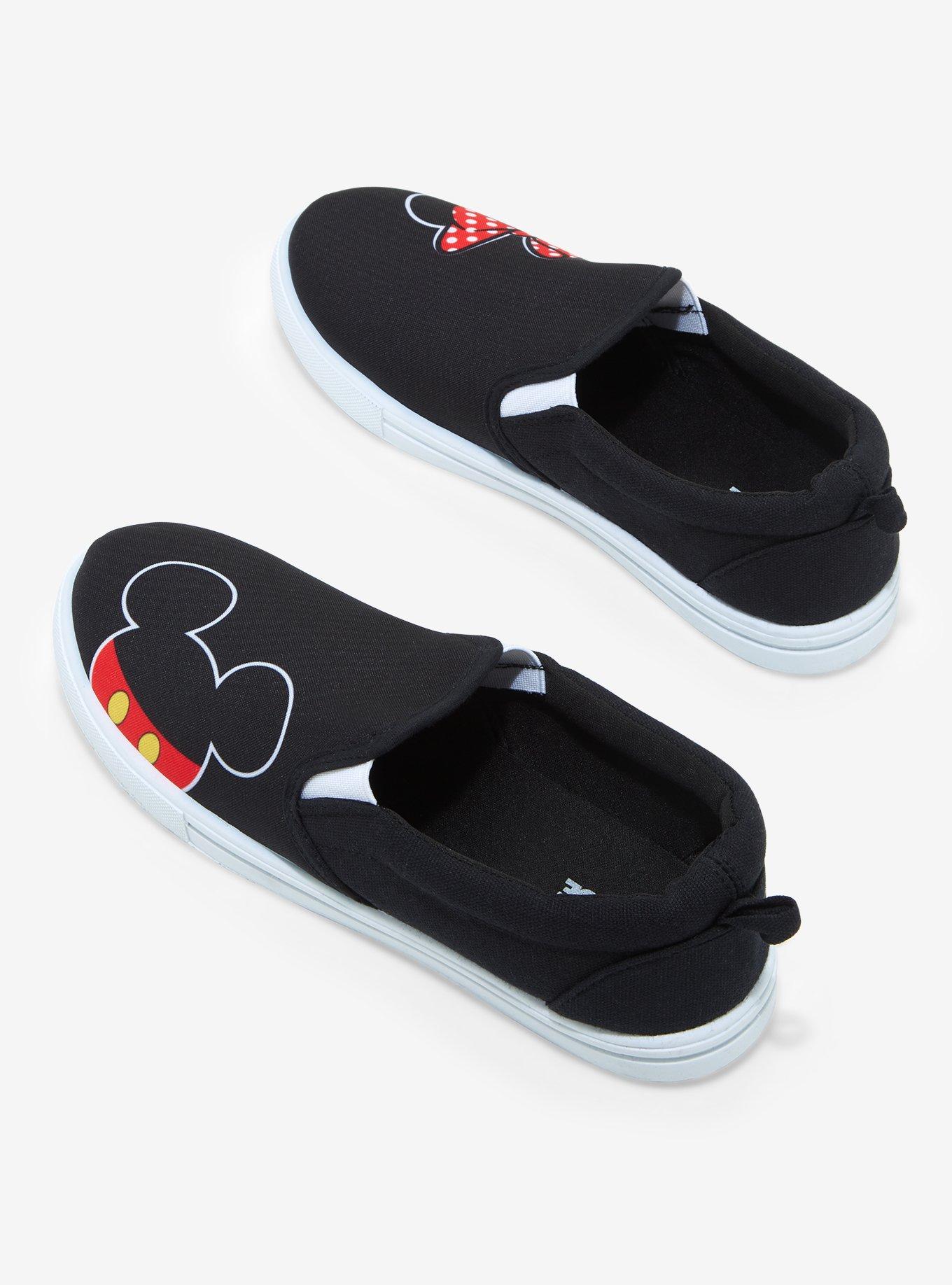 Disney Mickey Mouse & Minnie Mouse Slip-On Sneakers, MULTI, alternate