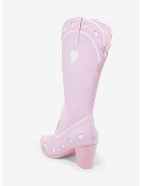 YRU Pink Heart Space Cowgirl Boots, , hi-res