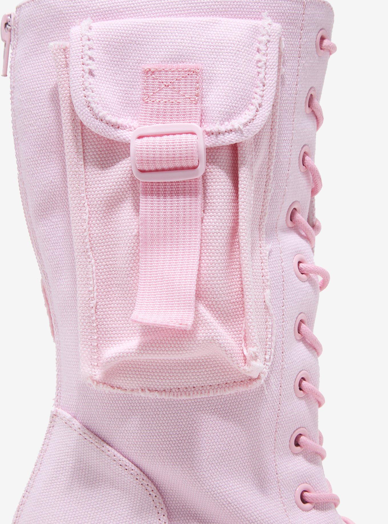 YRU Dune Desert Pink Platform Boots, MULTI, alternate