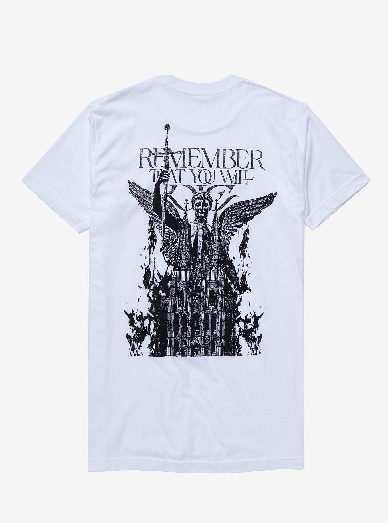 Polyphia Remember You Will Die T-Shirt, BRIGHT WHITE, alternate