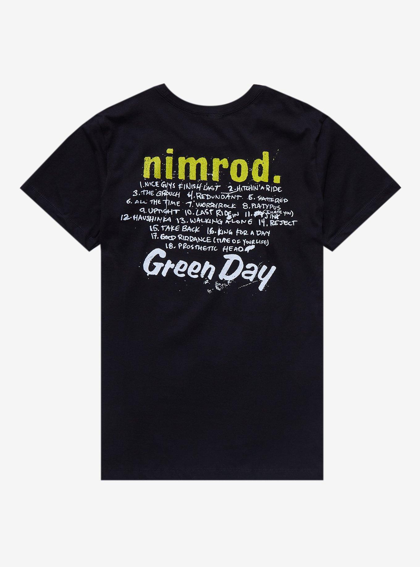 Green Day Nimrod T-Shirt, BLACK, alternate