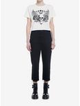 Moth Skeleton Celestial Girls Crop T-Shirt, MULTI, alternate