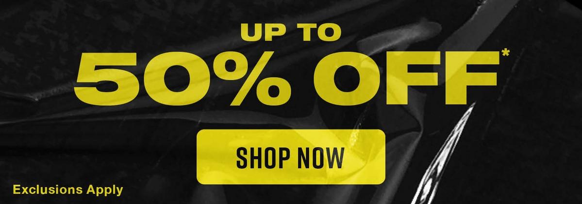 Up to 50% off promo