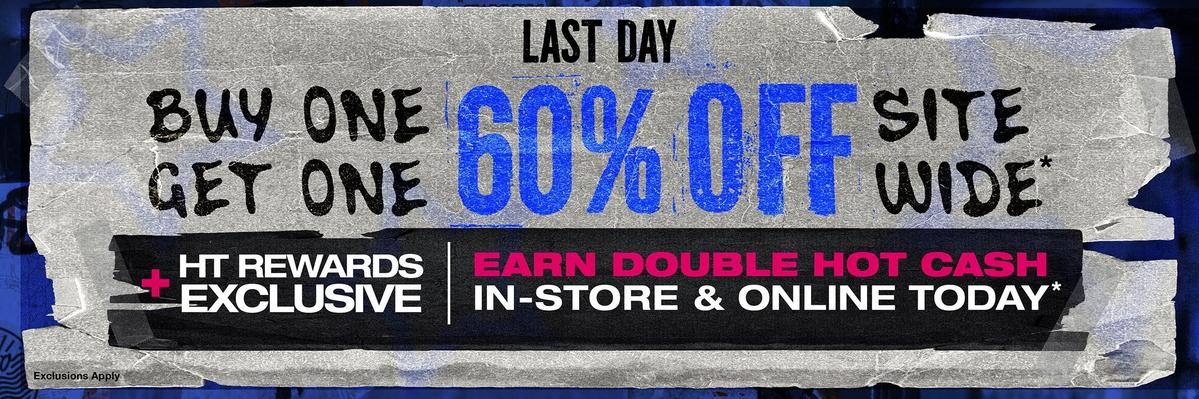 BOGO 60% Off Sitewide