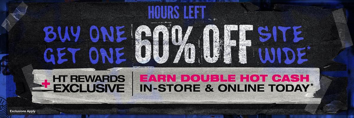 BOGO 60% Off Sitewide