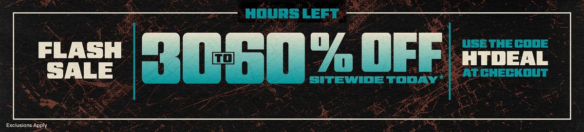 30% - 60% Off Sitewide
