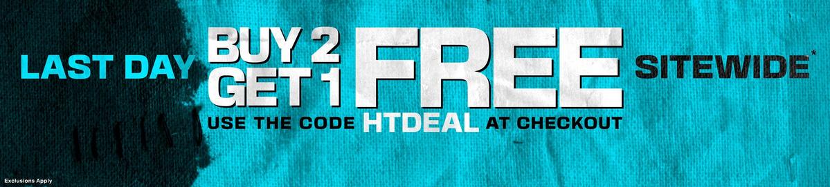 Buy Two, Get One Free Sitewide