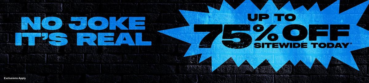 Up To 75% Off Sitewide