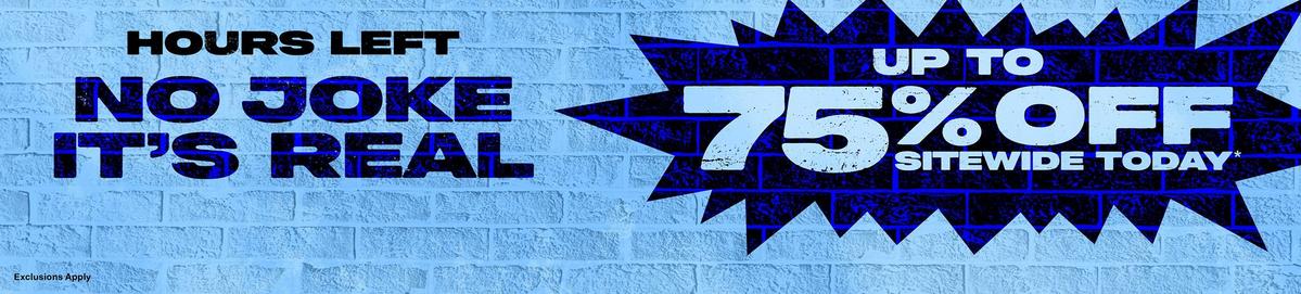 Up To 75% Off Sitewide