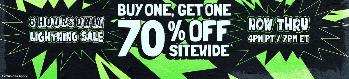 BOGO 70% Off Sitewide