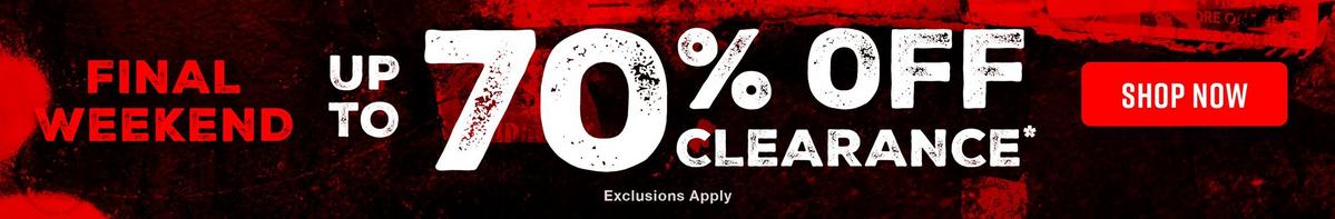 Up To 70% Off Clearance