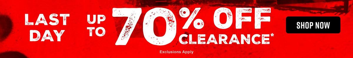 Up To 70% Off Clearance