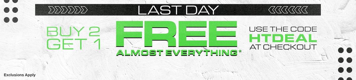 Buy Two, Get One Free Almost Everything