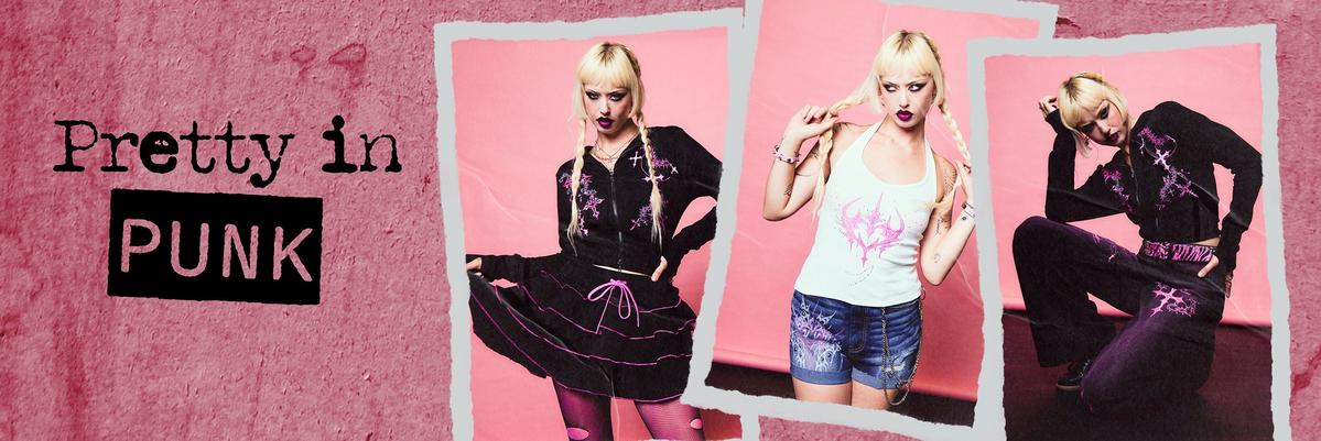 Pretty in punk styles