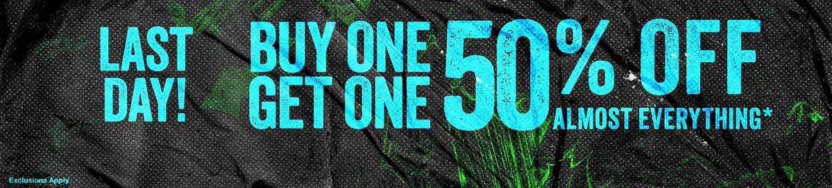 BOGO 50% Off Almost Everything