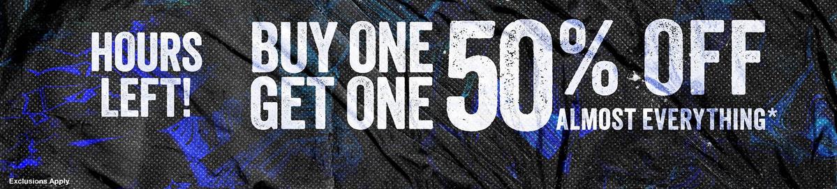 BOGO 50% Off Almost Everything
