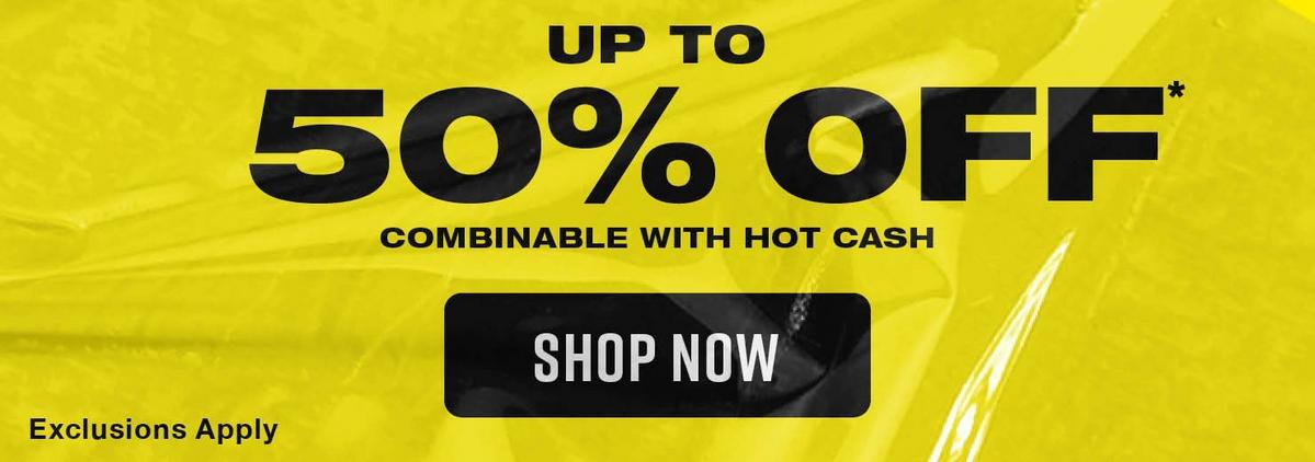 Up to 50% off promo