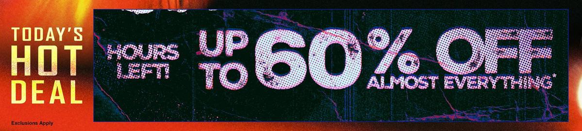 Up To 60% Off Almost Everything