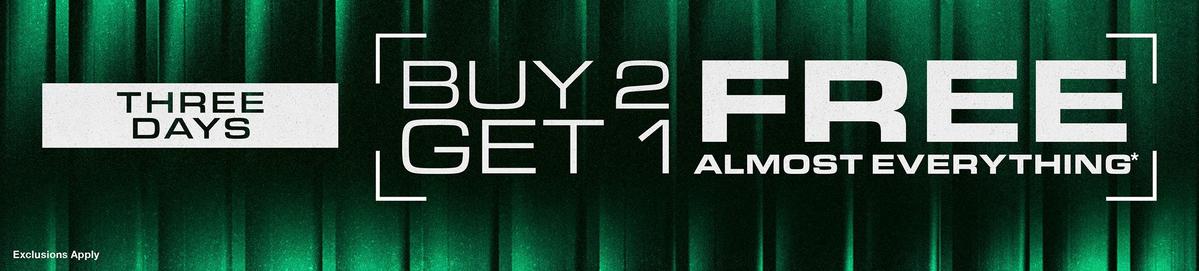Buy 2, Get 1 Free Almost Everything