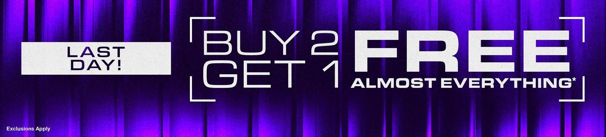 Last Day - Buy 2, Get 1 Free Almost Everything